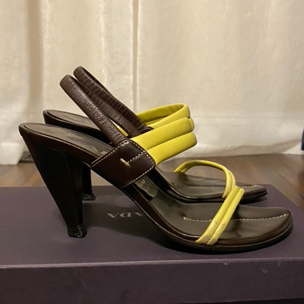 Authentic Prada cushioned slingback heels Sz. 35.5